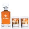 Dallas Cowboys - Football Fanatic Gift Ideas - Classic Personalized Whiskey Decanter Set - Man Cave Gifts - Gifts For Him 
