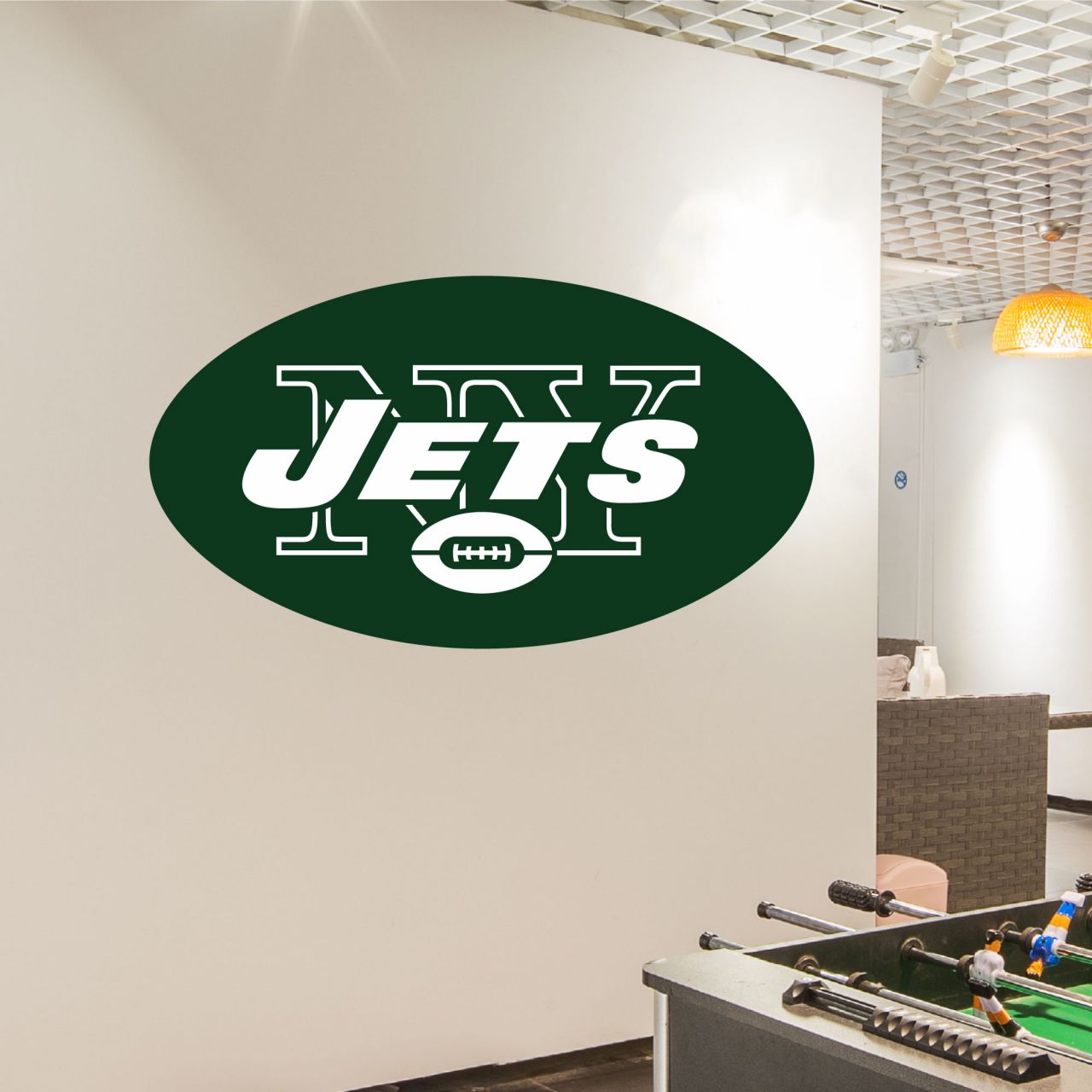 Sports Team Wall Decal - New York Jets Football Team Logo