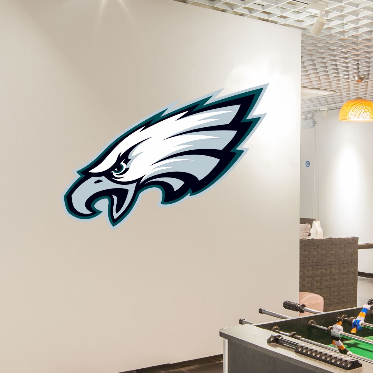 Sports Team Wall Decal - Philadelphia Eagles Football Team Logo -  Promotional Products - Custom Gifts - Party Favors - Corporate Gifts -  Personalized Gifts