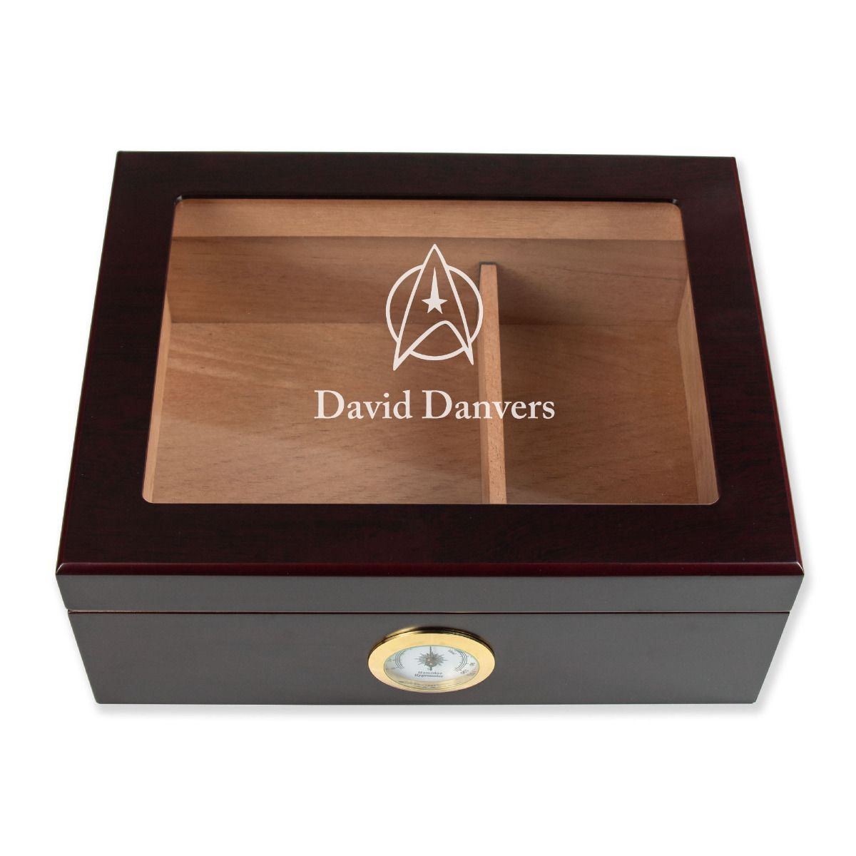 Personalized Cigar Humidor - Engraved Star Trek Logo Design - Man Cave Gift  Ideas - Gifts For Him - Promotional Products - Custom Gifts - Party Favors  - Corporate Gifts - Personalized Gifts